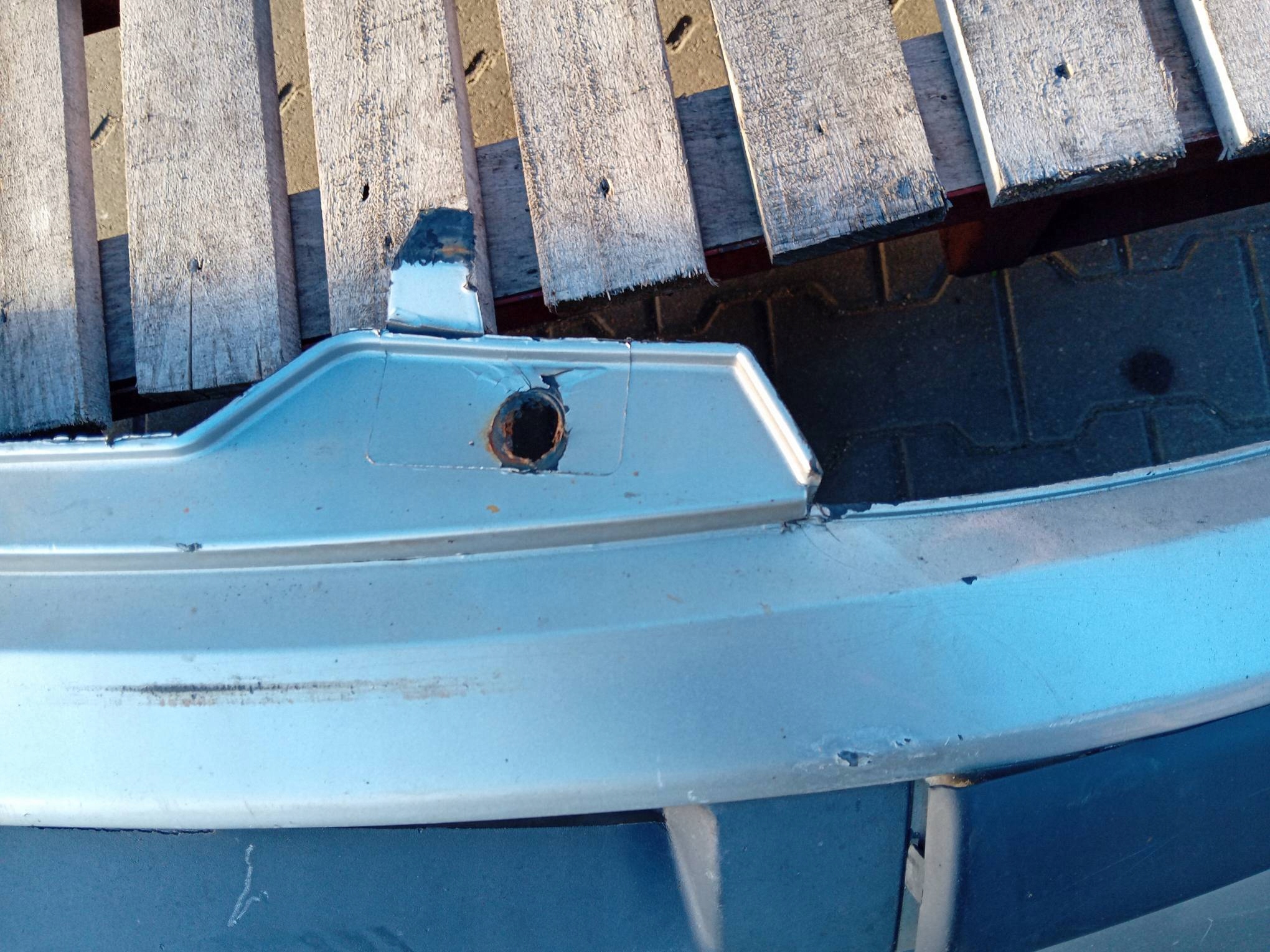 bumper front SREBRNY FIAT PUNTO II