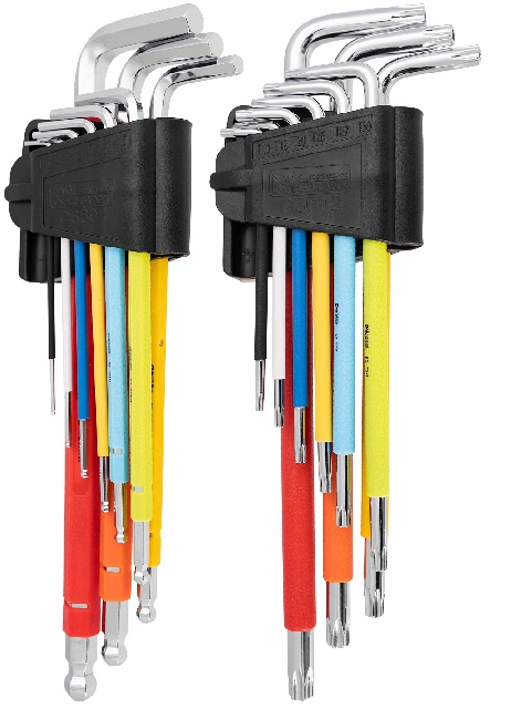

Richmann Komplet Kluczy Torx/imbus 18EL. Kolorowe