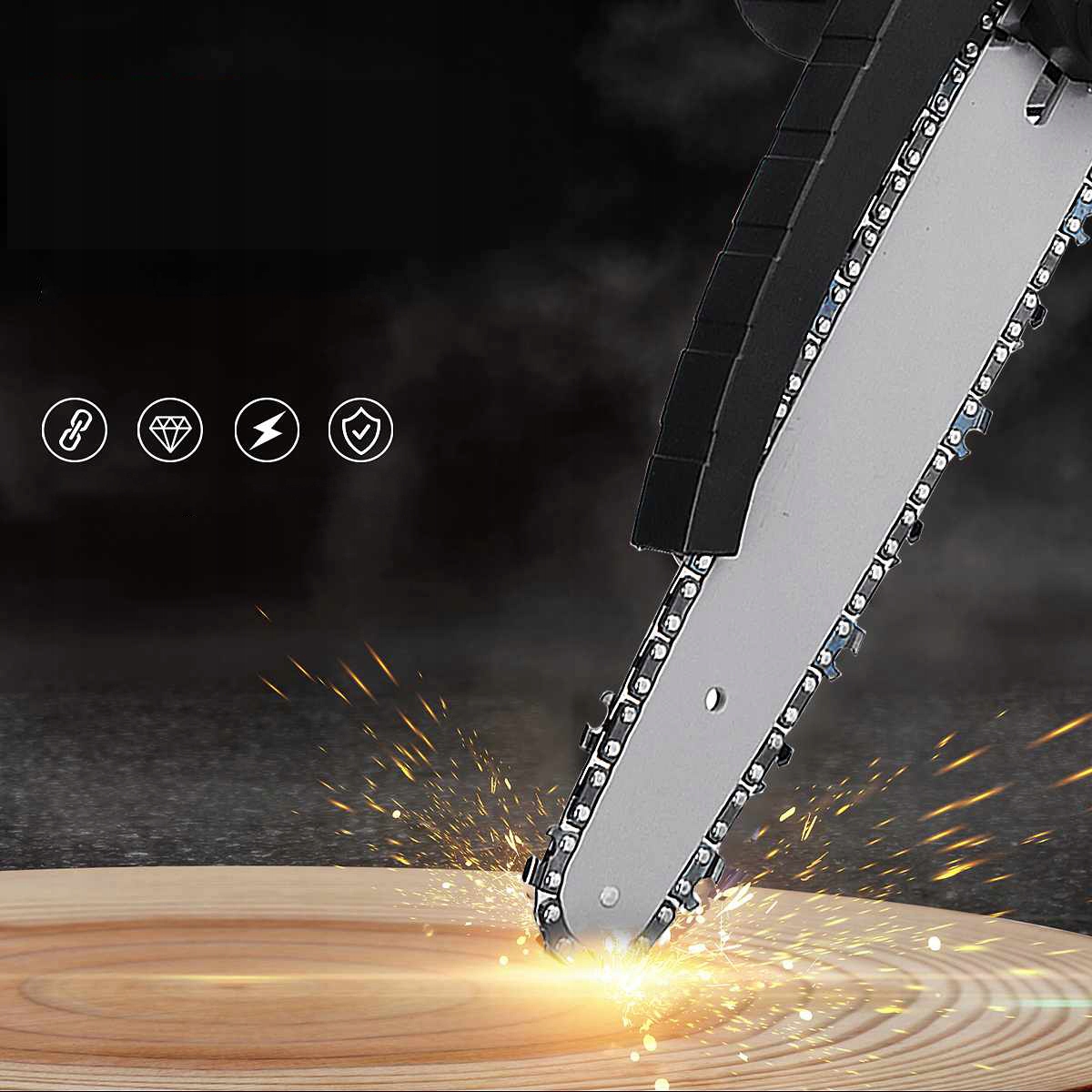 PIŁA 2 W1 ŁAŃCUCHOWA AKUMULATOROWA DO GAŁĘZI PILARKA 2X PROWADNICA 6" 4" Napięcie akumulatora 21 V