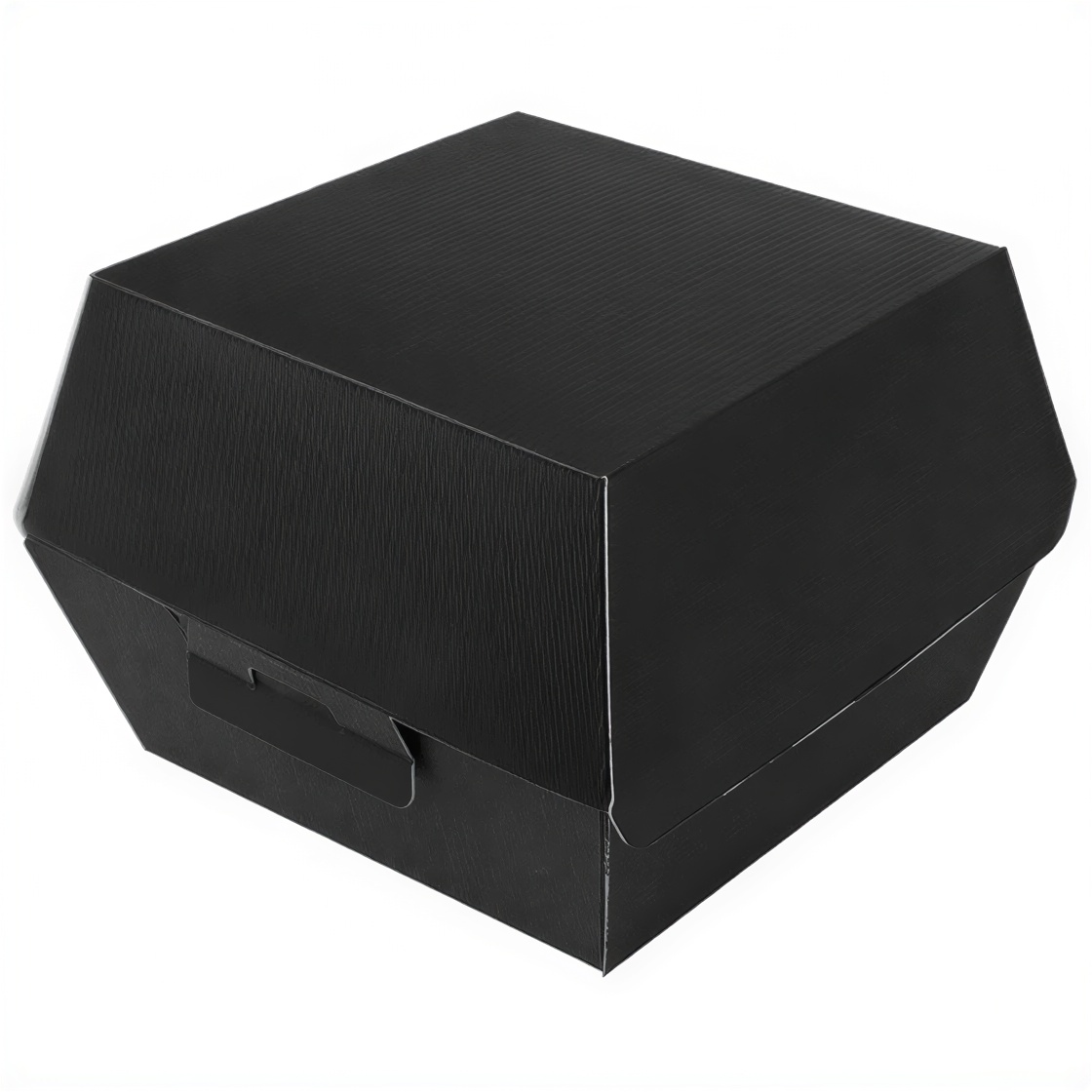 Termobox Burger černý, velikost „L+“, 14,4 x 13,6 x 9,2 cm, 50 ks