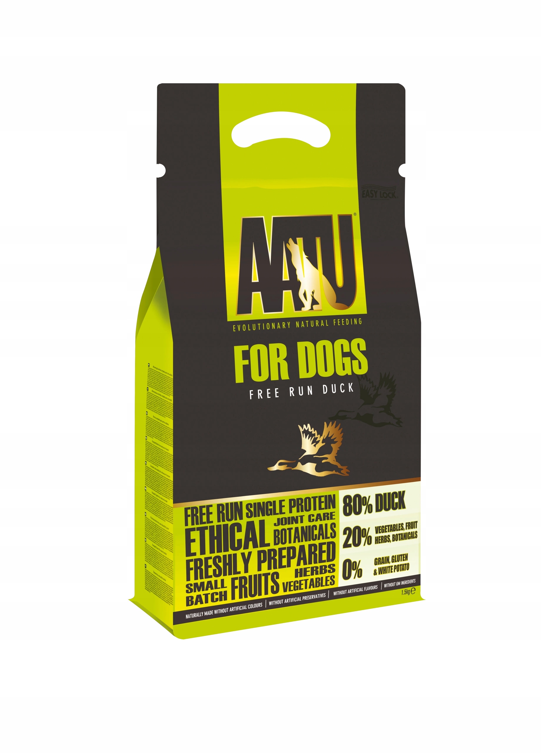 Levně Aatu Duck for dogs Kachna krmivo pro psy 1,5 kg