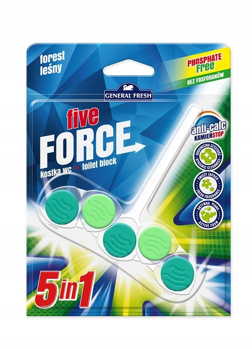 

General Fresh Five Force Kostka do Wc leśny