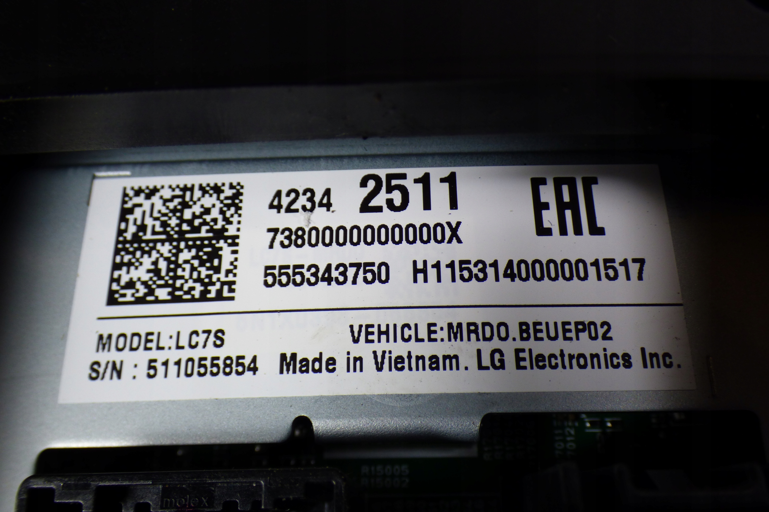 дисплей 42342511 состояние. opel ASTRA K V