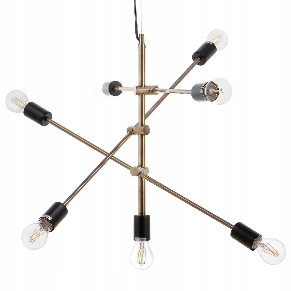 Závesná lampa Cremera Metal Mosadzná