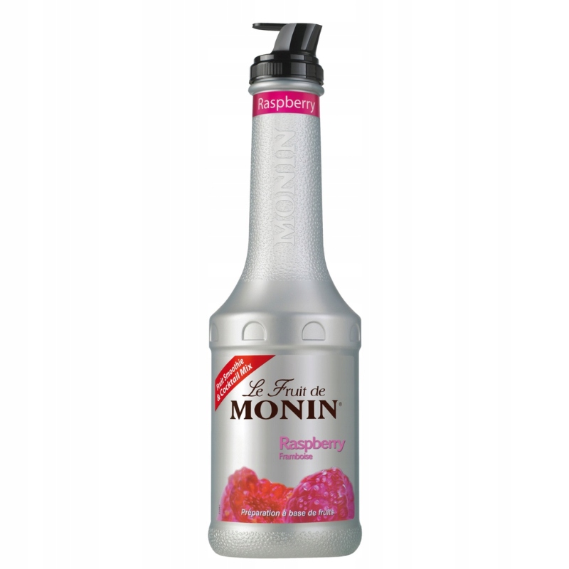 Monin Pyré Malina Malinové Ovocné 1l na Drinky Koktejly Nápoje