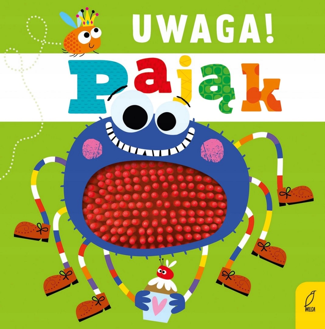 

Uwaga Pająk! Książeczka Sensoryczna Dotykowa Wilga