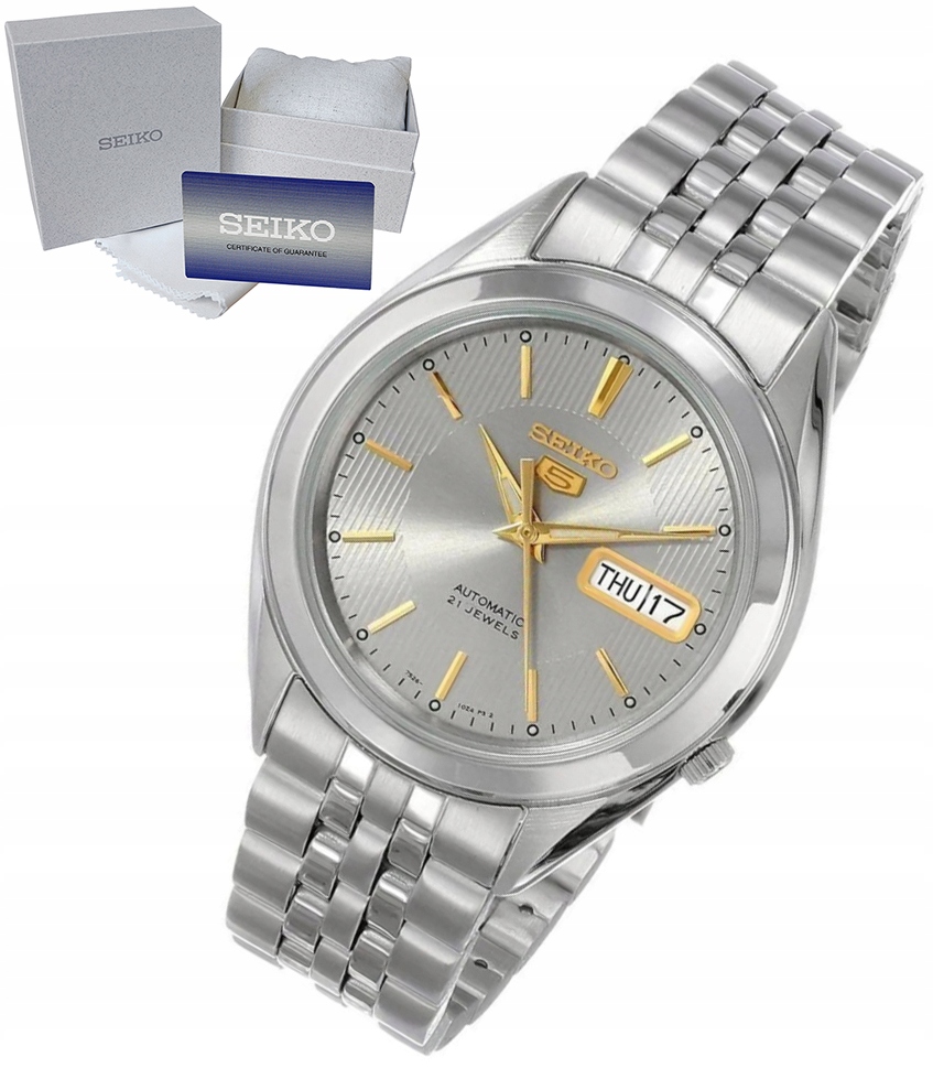Pánské Hodinky Seiko 5 Automat Datumovka Jako Dárek Krabička