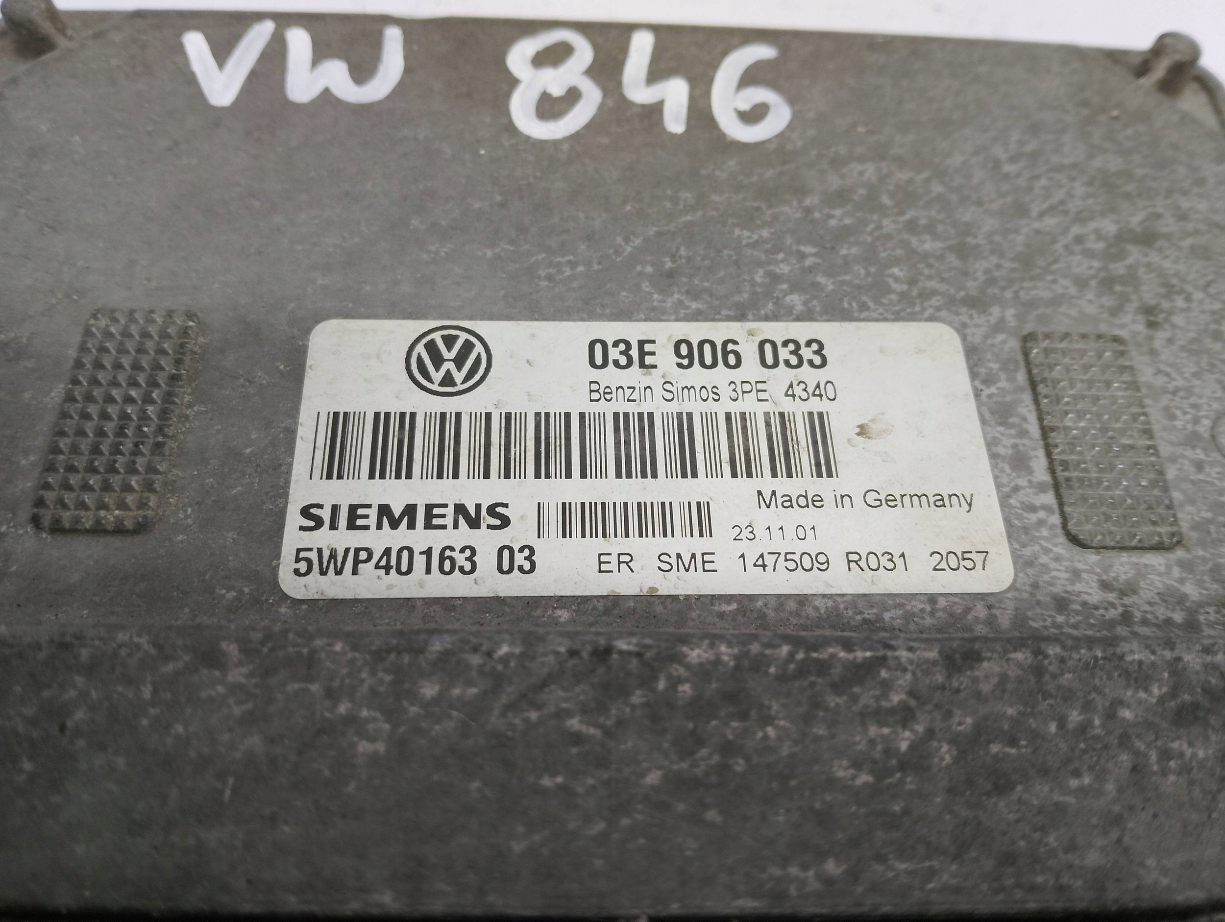 Volkswagen Polo 2002 Sterowniki Motore