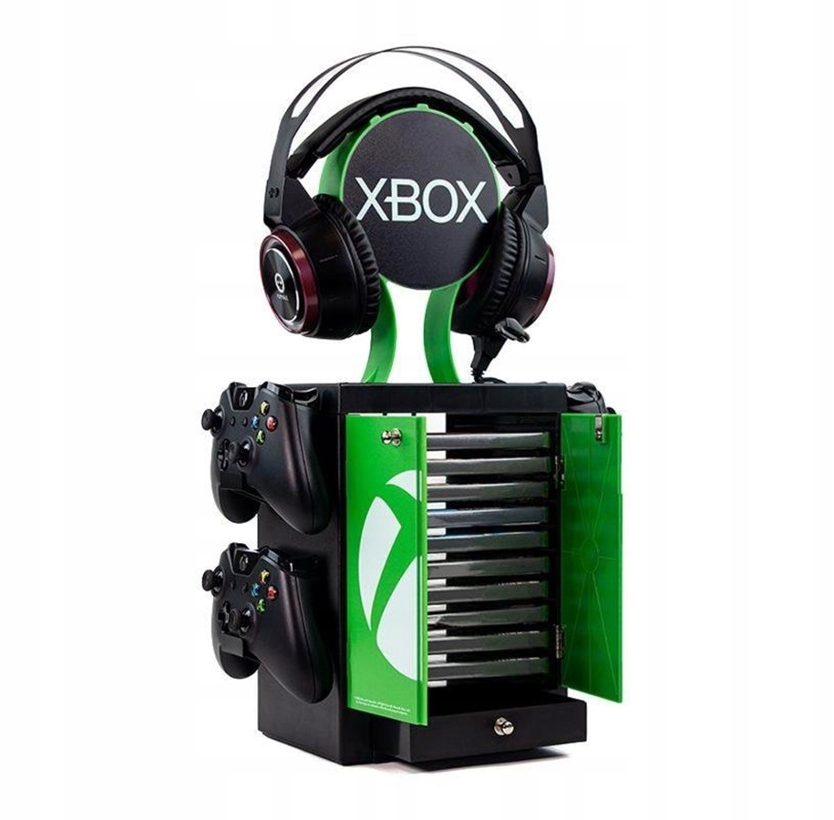 Numskull Xbox Logo Stojan Podstavka 4 Pady 10 Hier 1 Headset Gaming Locker