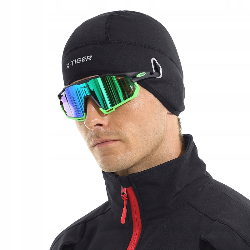ЗИМОВА ВЕЛОСИПЕДНА ШАПКА X-TIGER ТЕПЛАЯ ТЕРМОАКТИВНА ВІТРОЗАХИСНА ПІД ШОЛОМ PRO