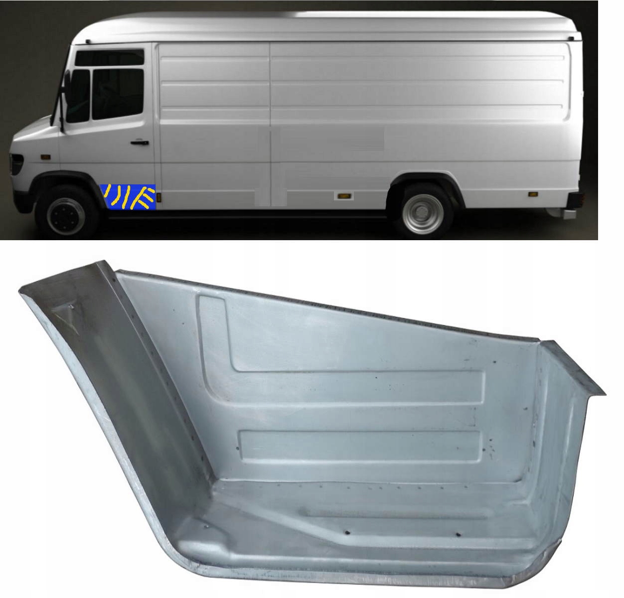 Levý Přední Stupeň Mercedes Vario W670 95-13