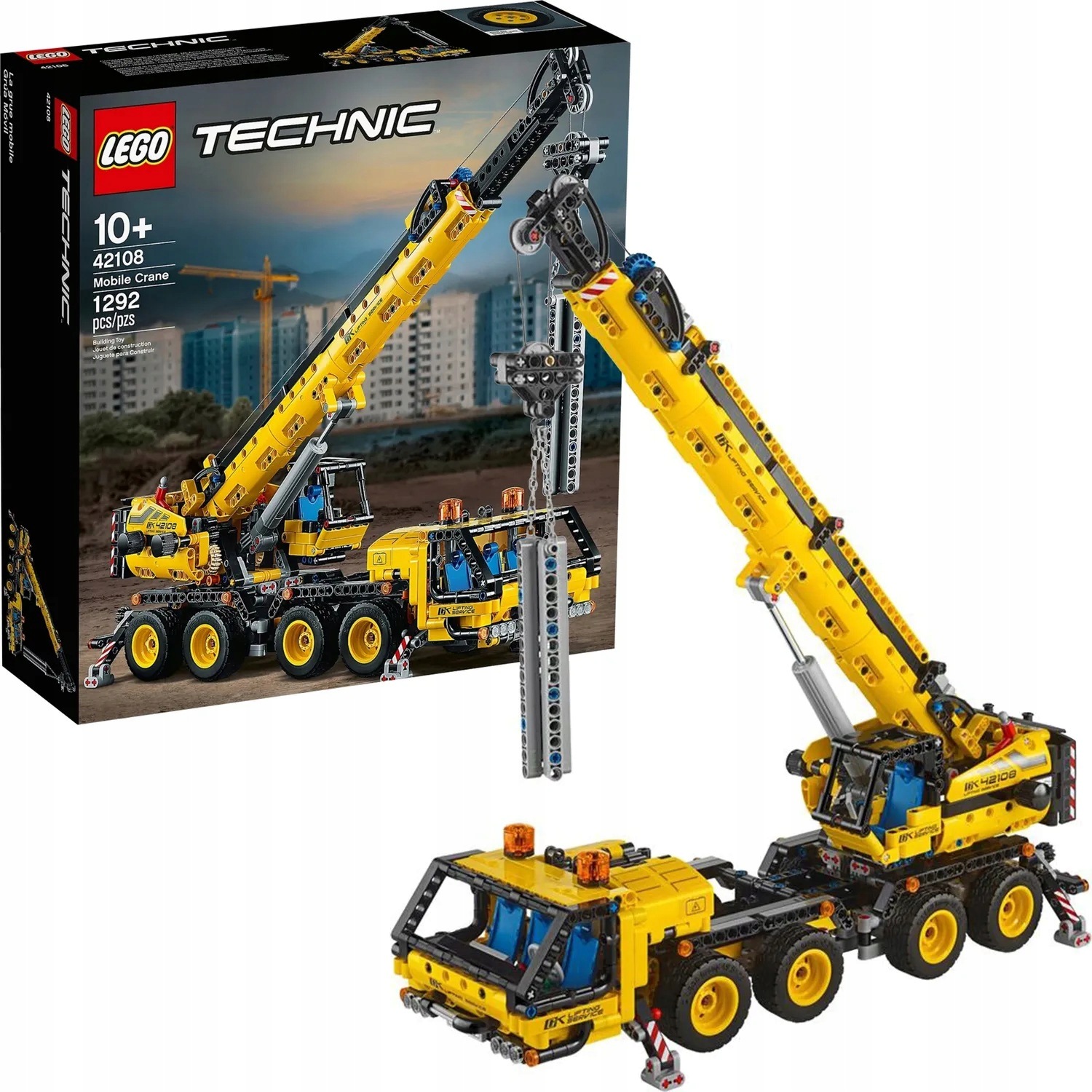 stavebnice Lego Technic 42108 Autojeřáb 1292 Dílků Dárek