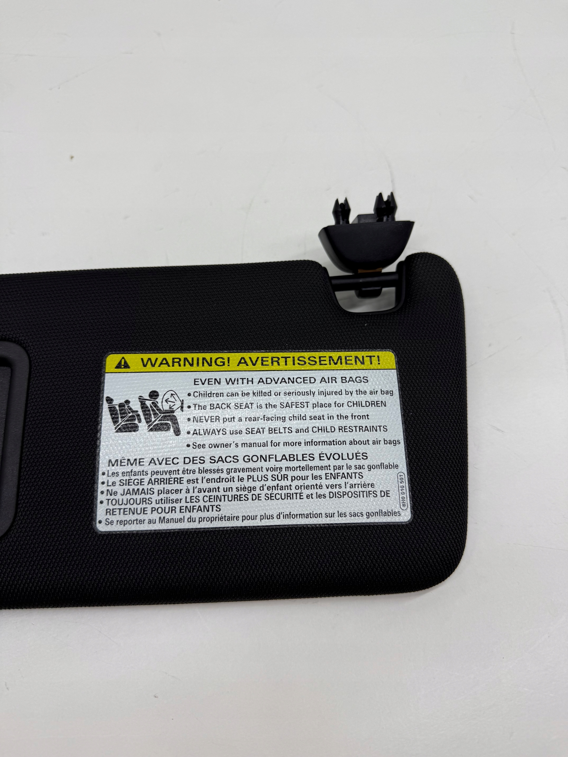 AUDI A7 S7 S6 A6 C7 cover przeciwsloneczna visor left black S-LINE