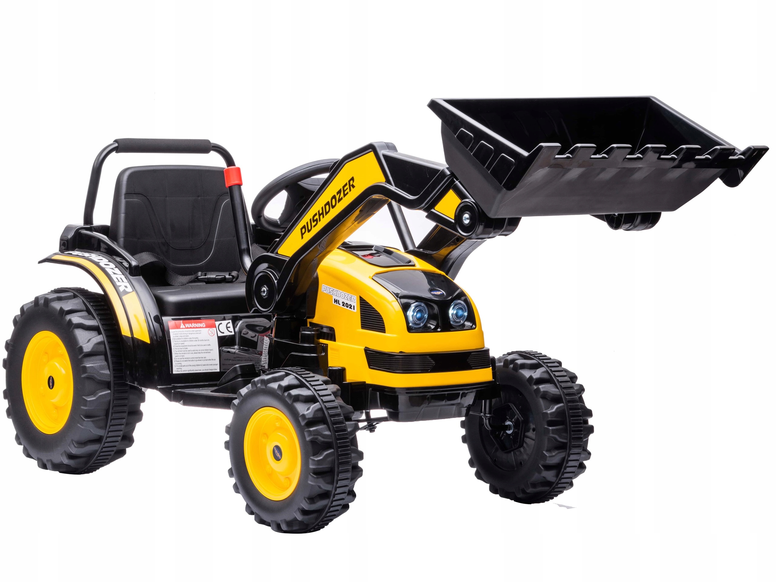 Koparka traktorek Na Akumulator dla dzieci Ruchoma Łyżka tablica imienna