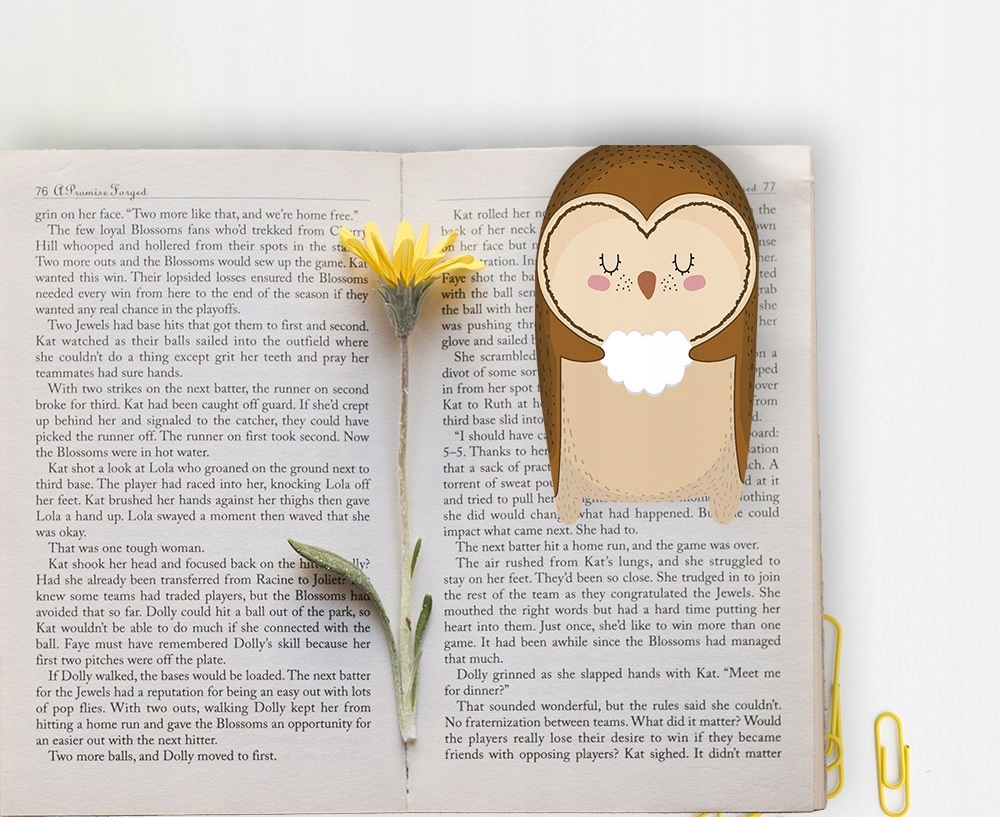 ZAKŁADKA MAGNETYCZNA NA KSIĄŻKI. SOWA Marka Henry