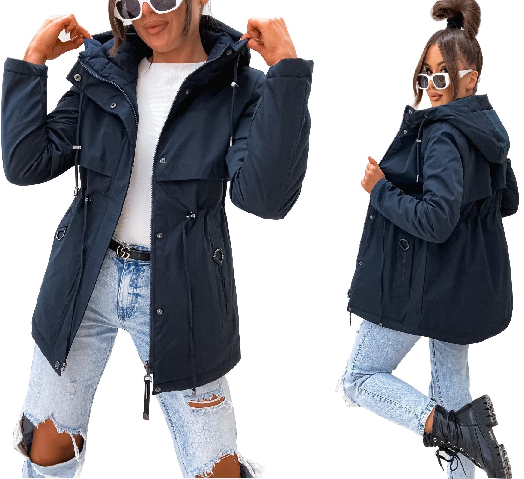 Wiosenna Kurtka Parka damska