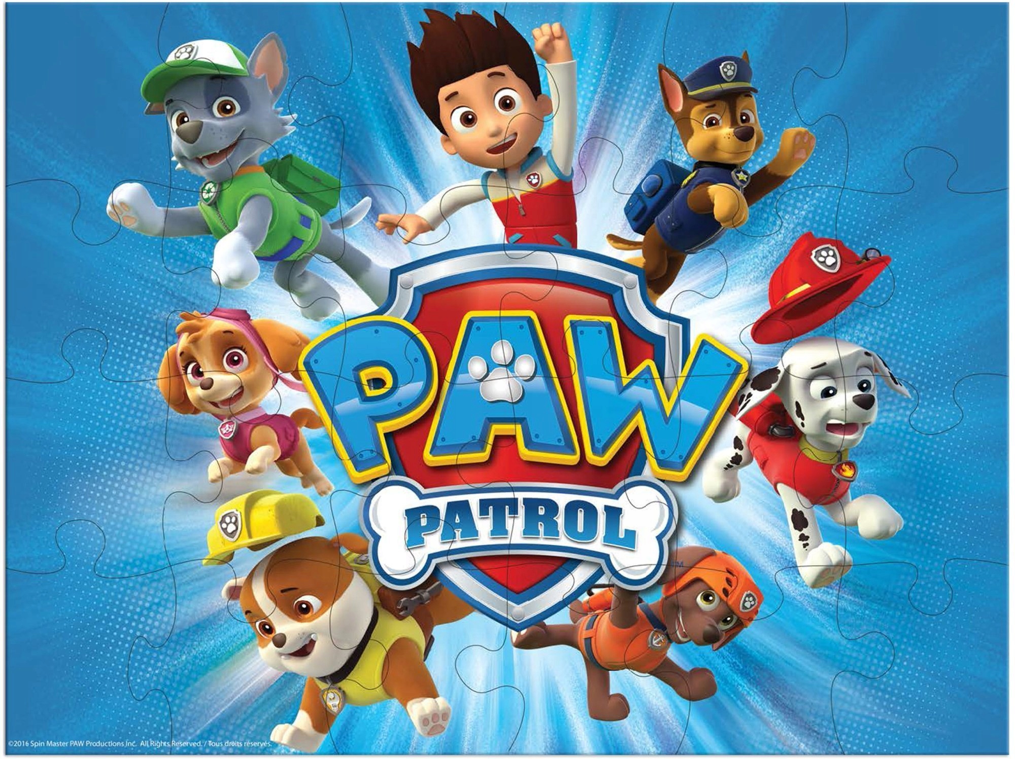 Spin Master 6041049 Psi Patrol Puzzle 12w1 560 ele Bohater Psi Patrol