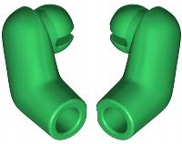 

Lego Ręka Ramię Zielony 982 981 Para Nowe