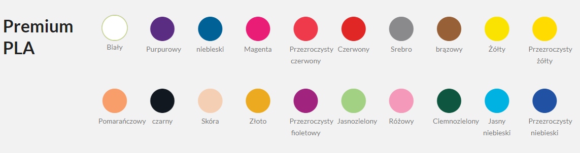 POLAROID FILAMENT BŁĘKITNY 3D PLA PREMIUM 1KG Stan opakowania oryginalne