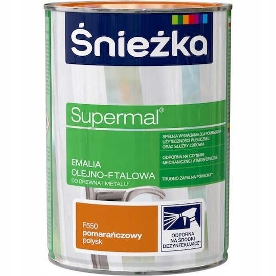 

Śnieżka Olejno-ftalowa 0,8l Pomarańczowy F550