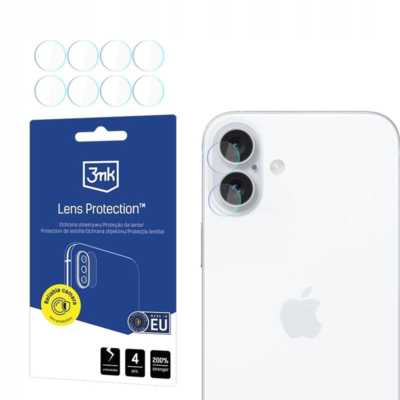 Szkło Hybrydowe 6H 3MK Na Aparat Do Iphone 17 Ochronne Na Obiektyw Wyspę
