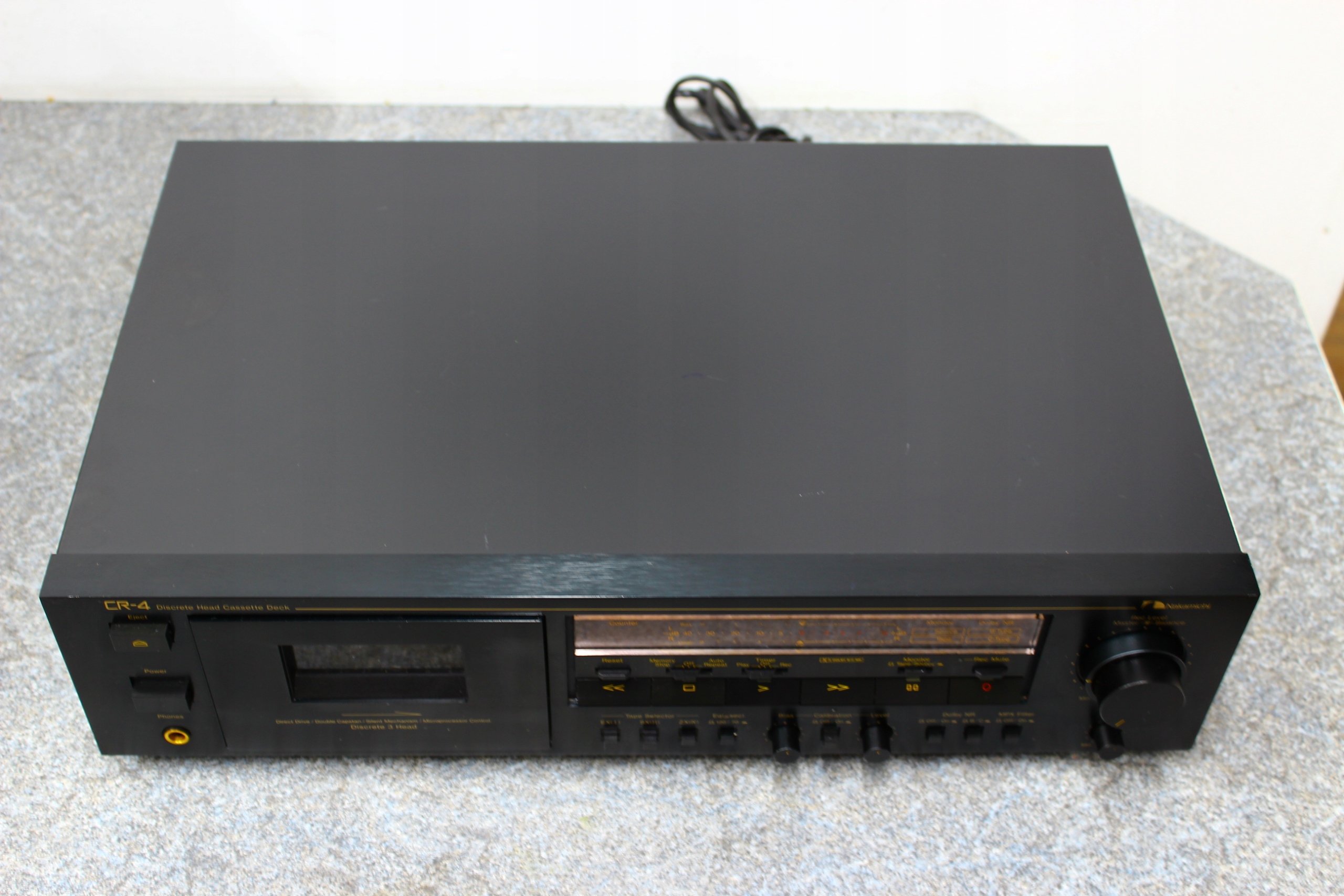 Magnetofon kasetowy Nakamichi MAGNETOFON NAKAMICHI CR-4E czarny Kod producenta MAGNETOFON NAKAMICHI CR-4E