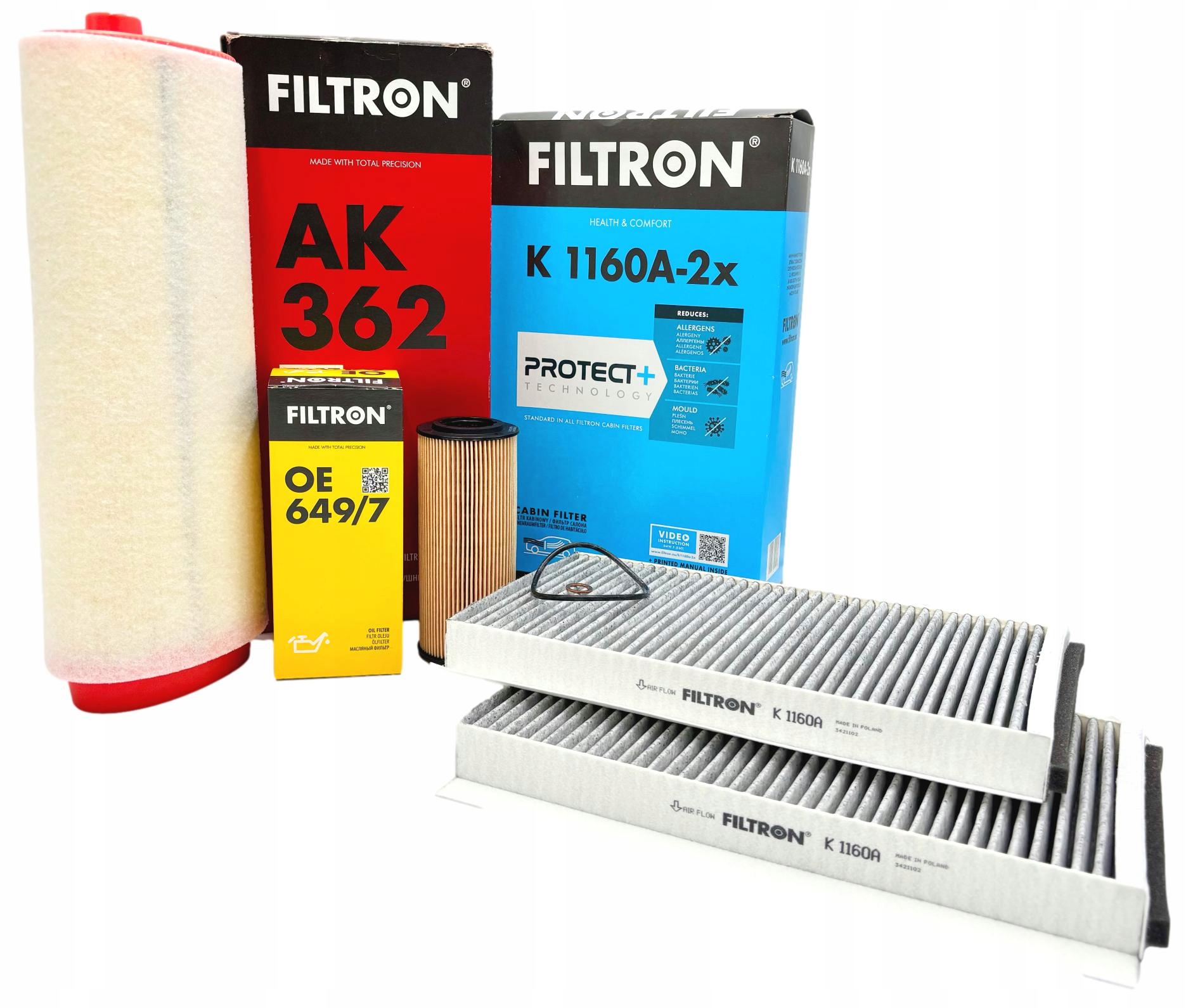 Filtron Sada filtrů Bmw 5 E60 E61 2.0d 520d 150 koní M47 520d 163 koní M47