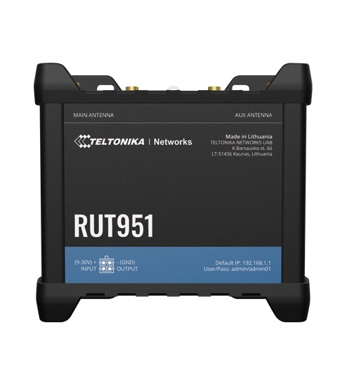 Industrial Cellular router RUT951 802.11n 10/100 Mbit/s Ethernet La