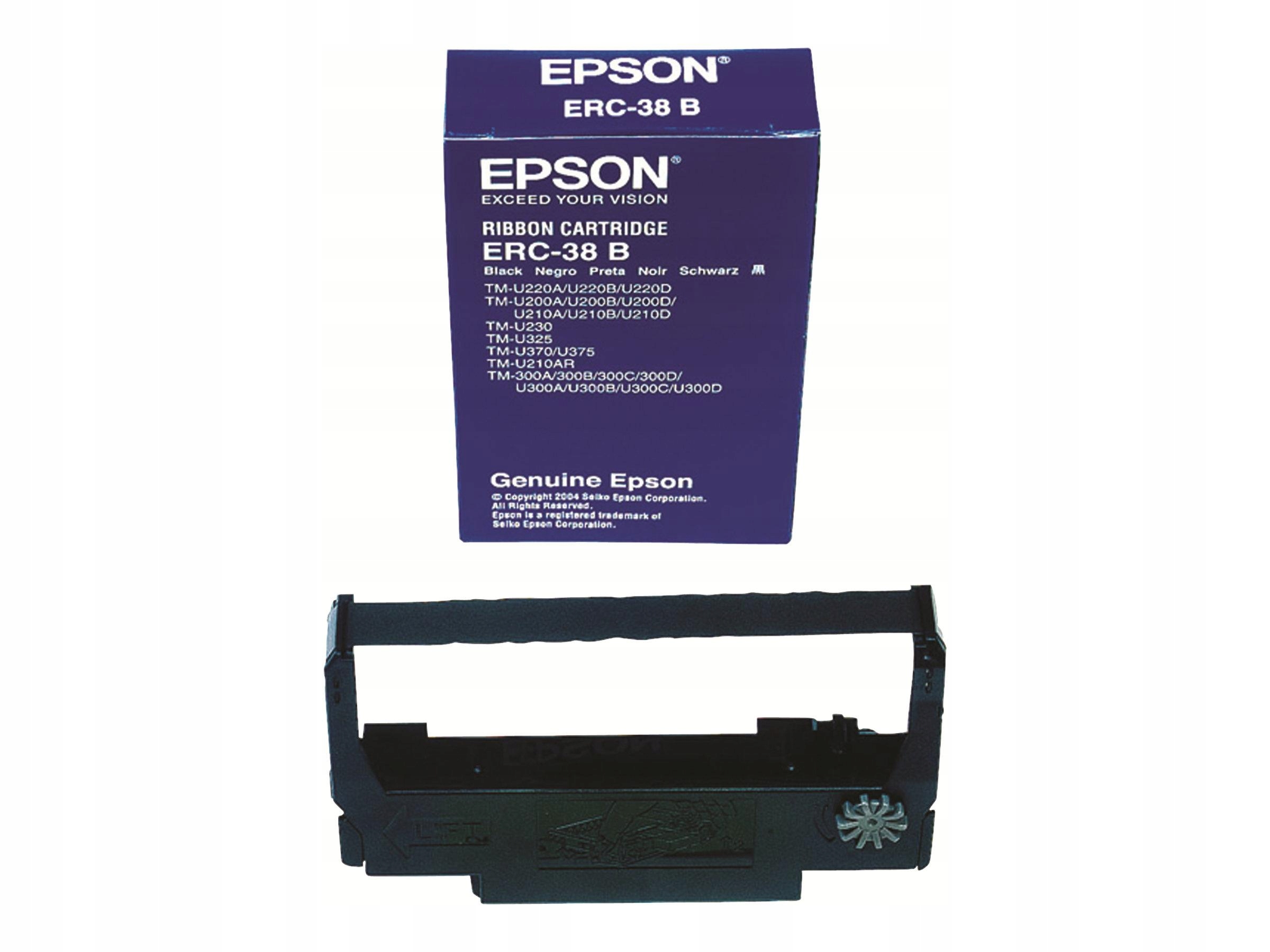 Epson C43S015374 Taśma Epson black ERC38B TM-U200 U210 U220 U230 U300 U375