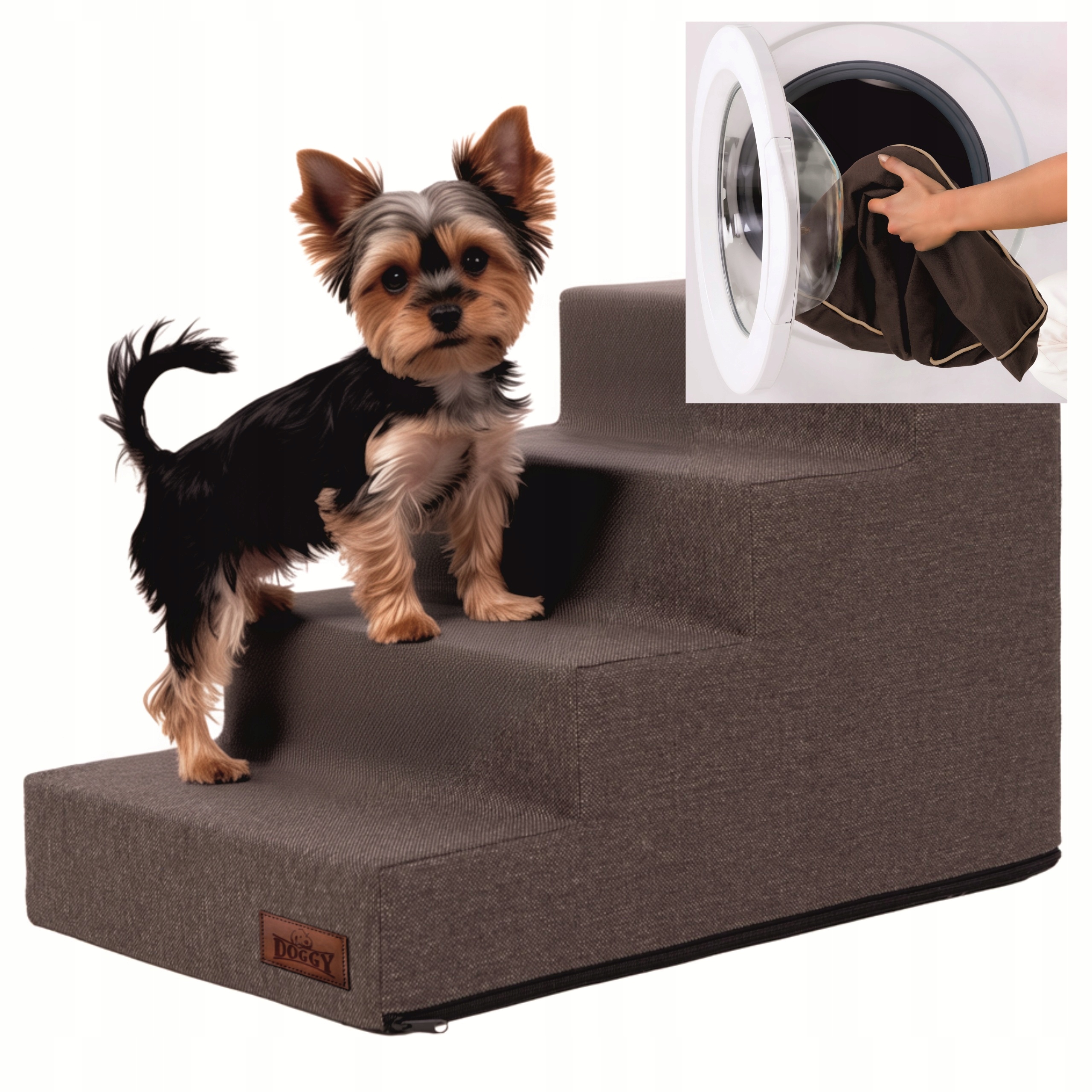 Levně Schůdky pro psa, schůdky pro psy nebo kočky Rampa Plošina 4 stupně, Velké 40 cm