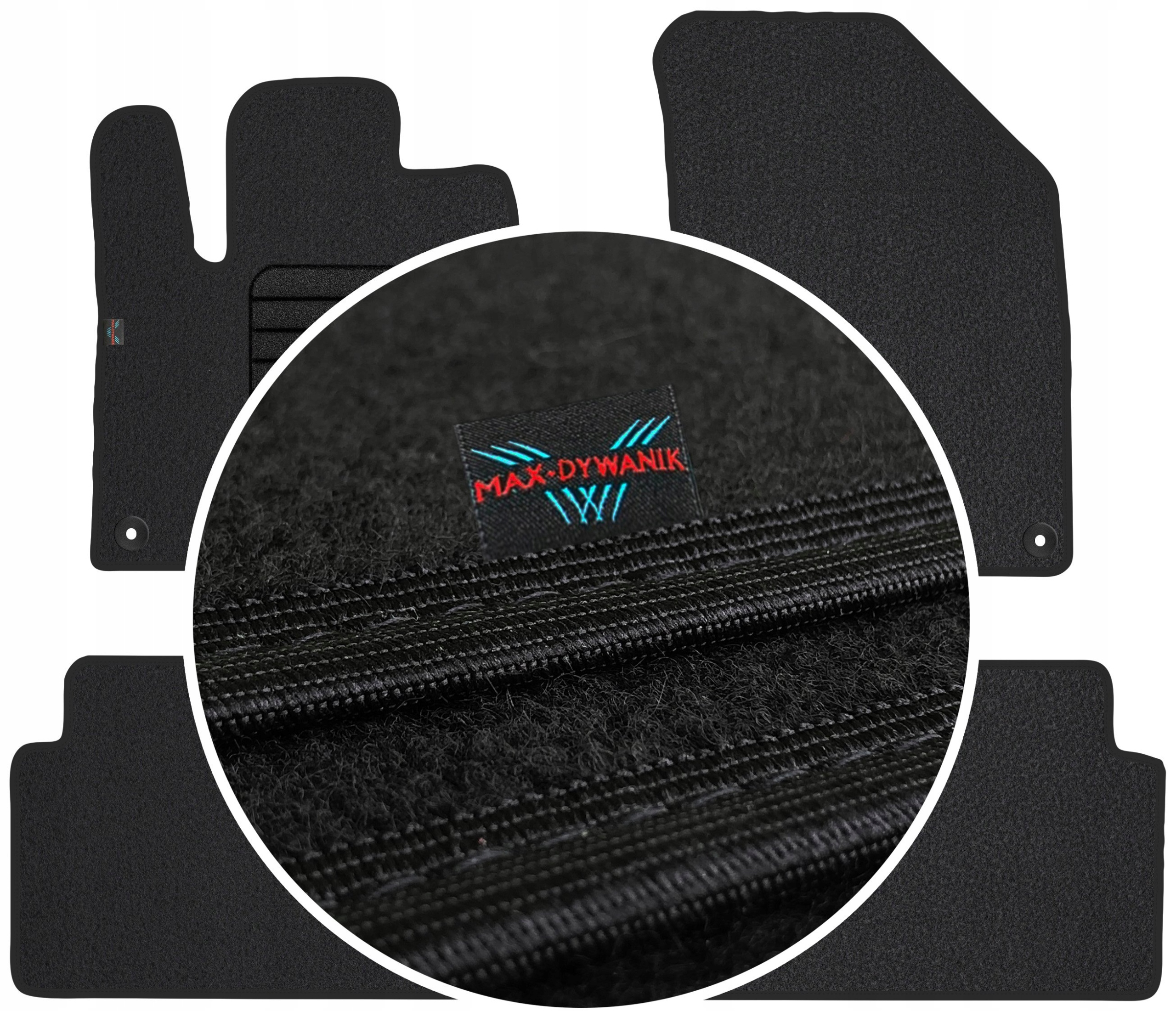 

Citroen C5 II 2008-2017 Wycieraczki welurowe