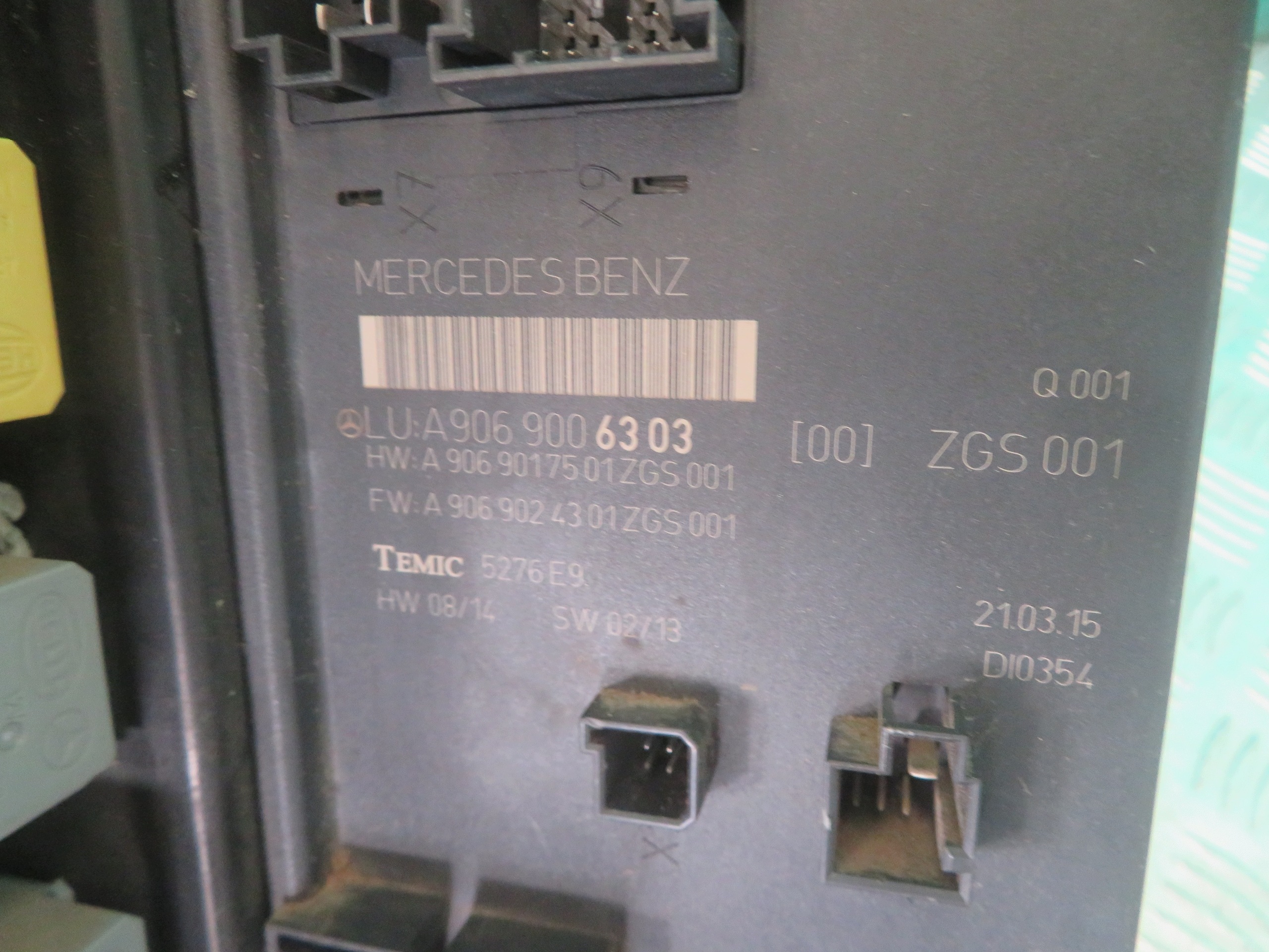 module control unit SAM MERCEDES SPRINTER 2.2 15R A9069006303
