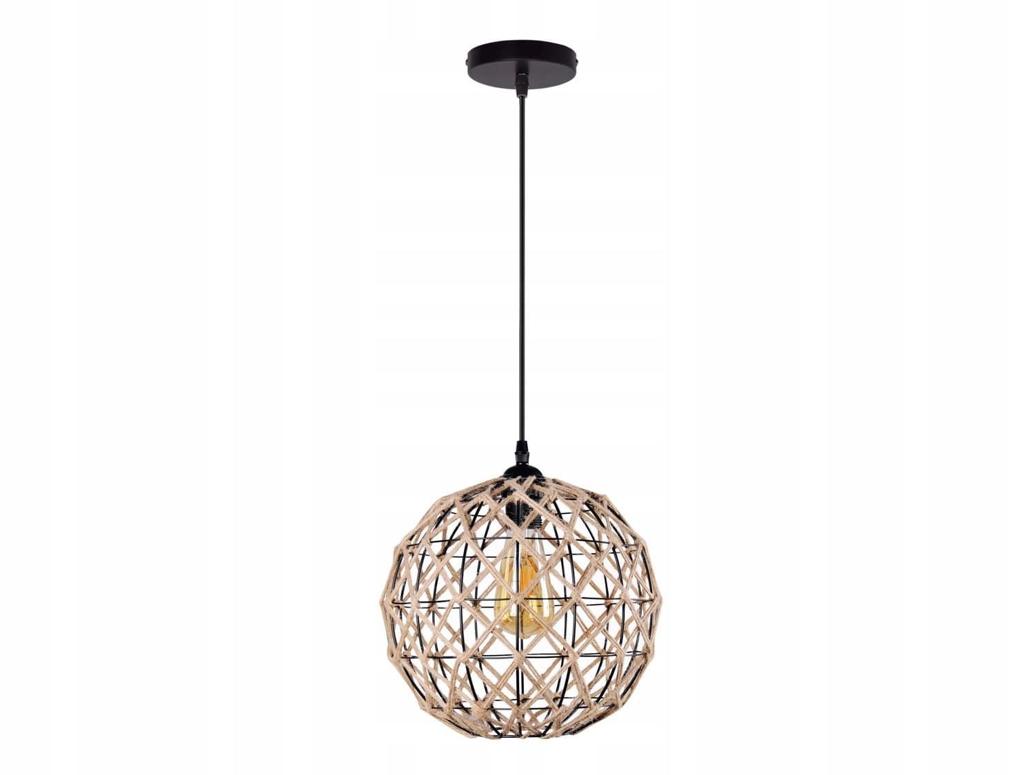 Závěsné Stropní Svítidlo Retro & Loft E27 Černé