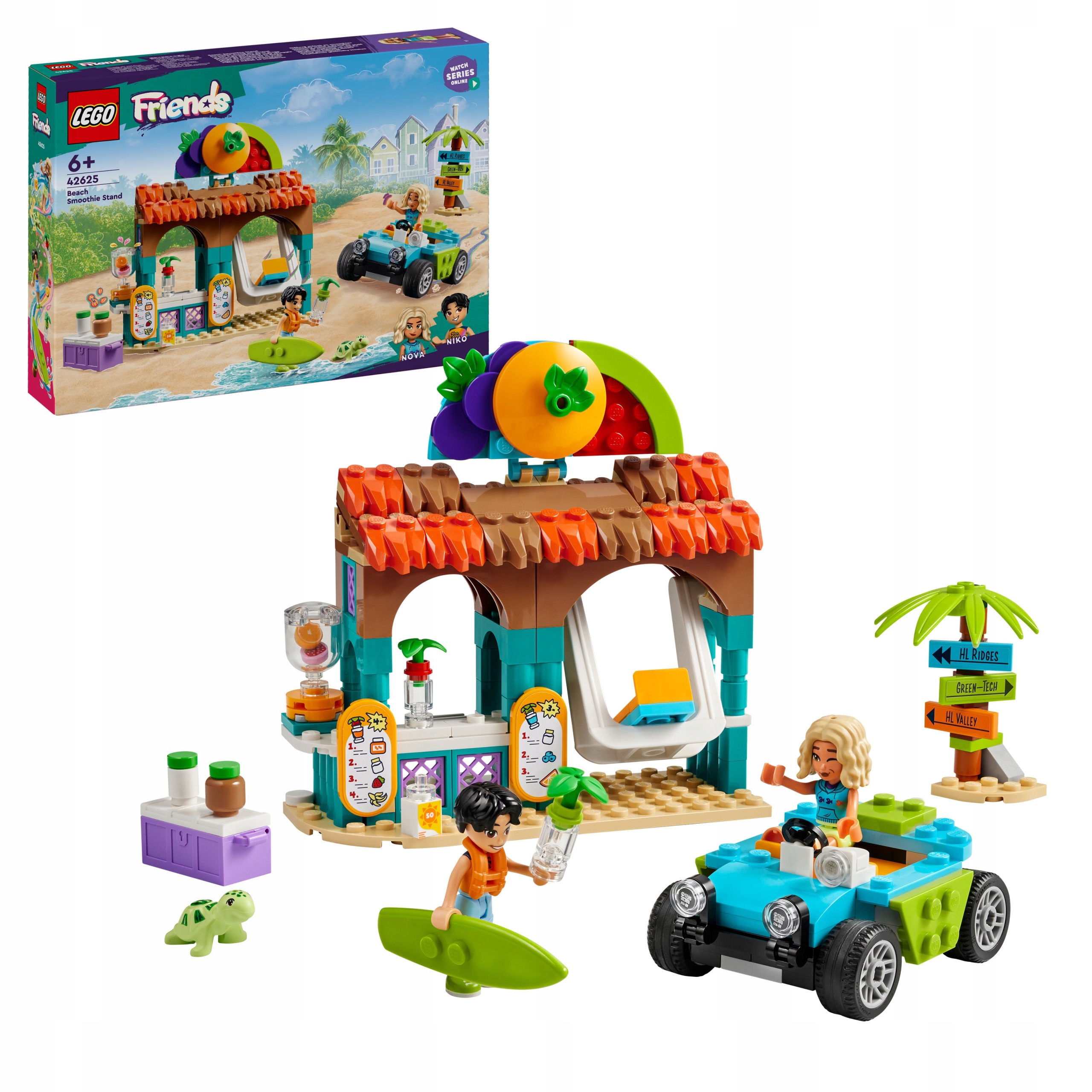 LEGO FRIENDS 42625 PLAŻOWA BUDKA Z KOKTAJLAMI