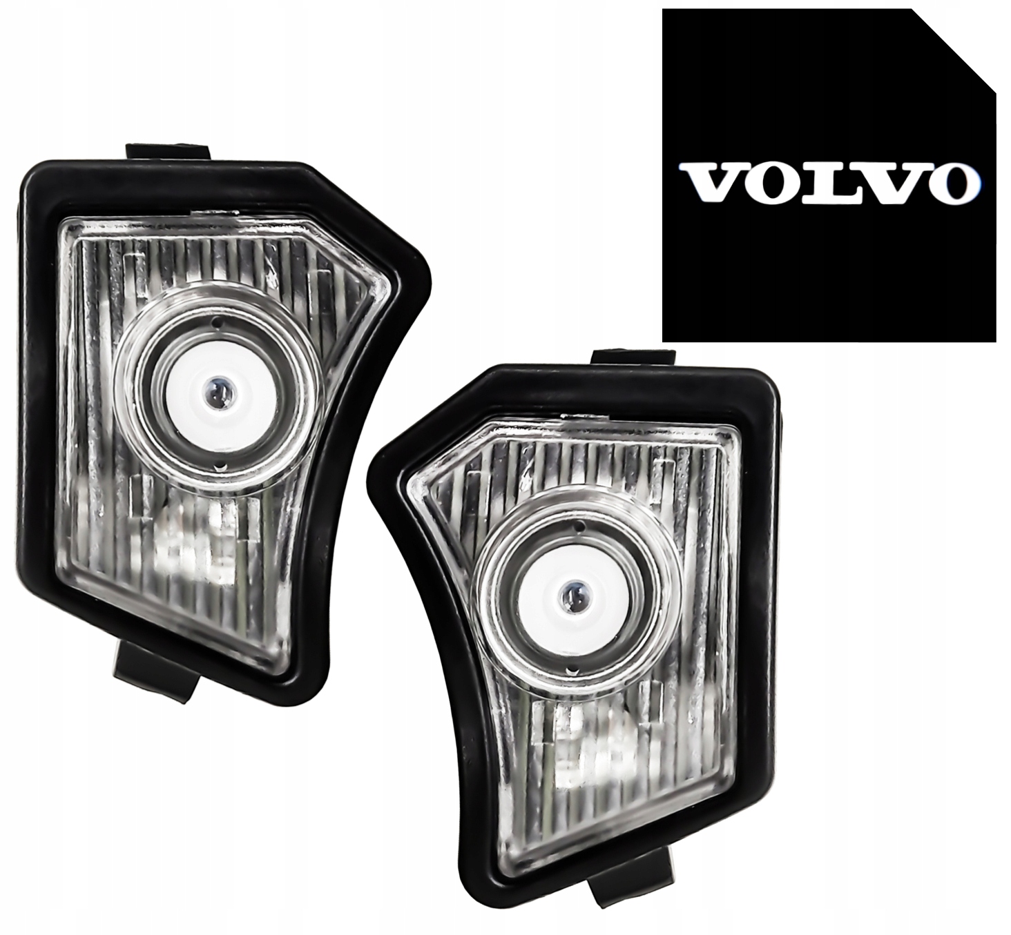 2x Led projektor Podsvietenie zrkadla Volvo S60 V60 XC90 V70 S40 V50 S80