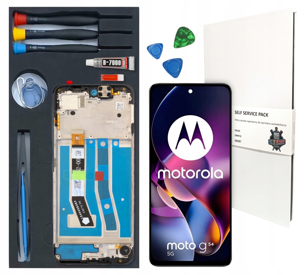 LCD displej Pro Motorola Moto G54 Rámeček Displeje