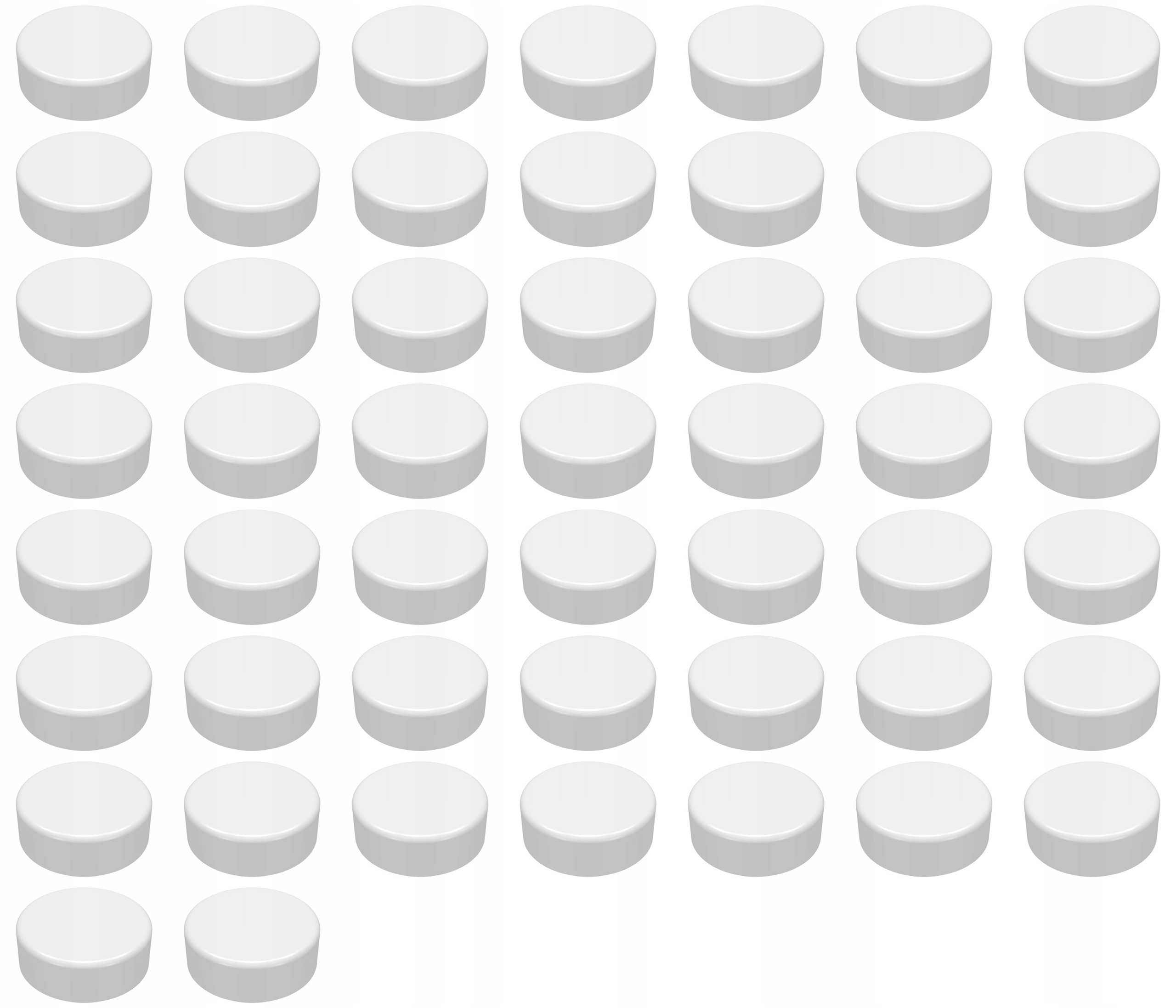 

Lego 98138 1x1 Tile biała (6g) 51 szt.
