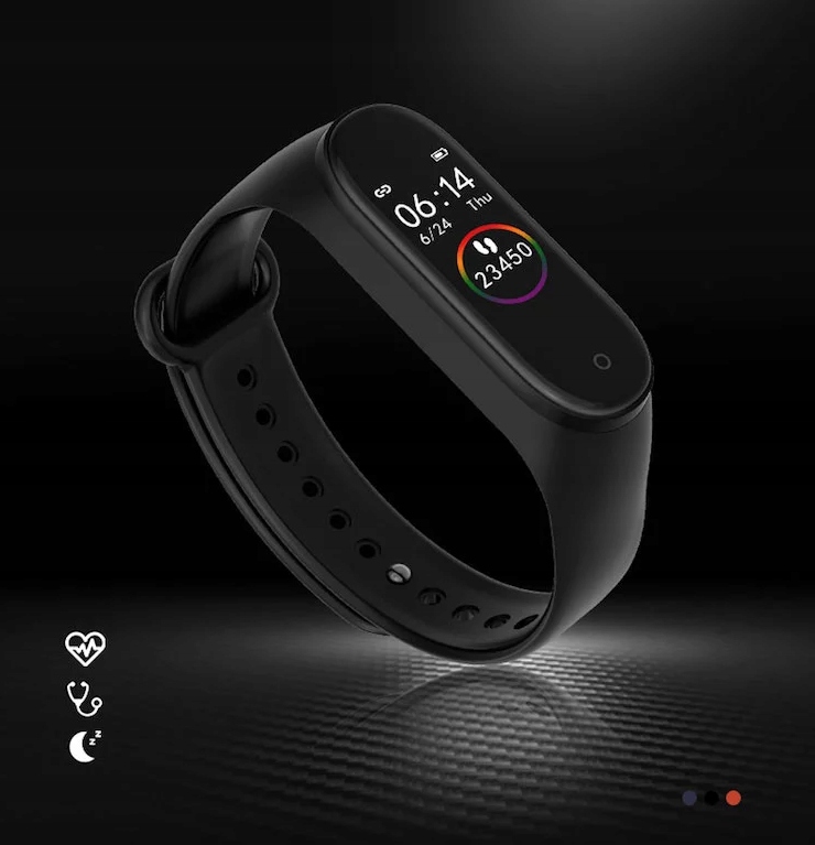SMARTWATCH zegarek SMARTBAND M4 Puls Kroki Kalorie Marka Inna marka