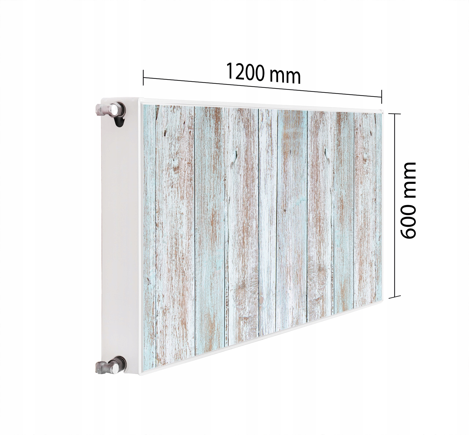 Maskovač Kryt Radiátoru 120x60 Dřevo Podložka Magnet