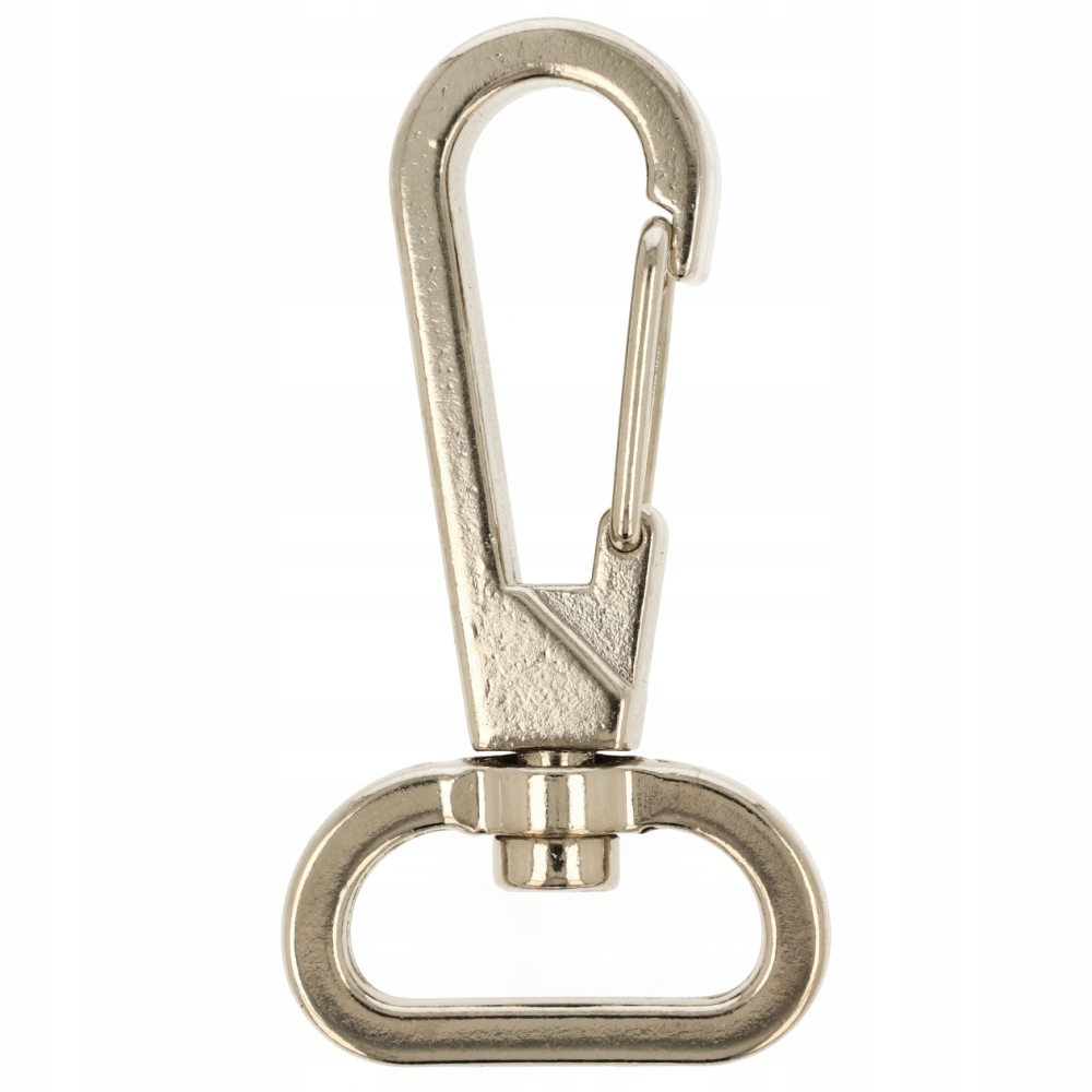 Karabina na Vodítko 25mm x 62mm Karabina Zapínání Stříbrná 10 Ks