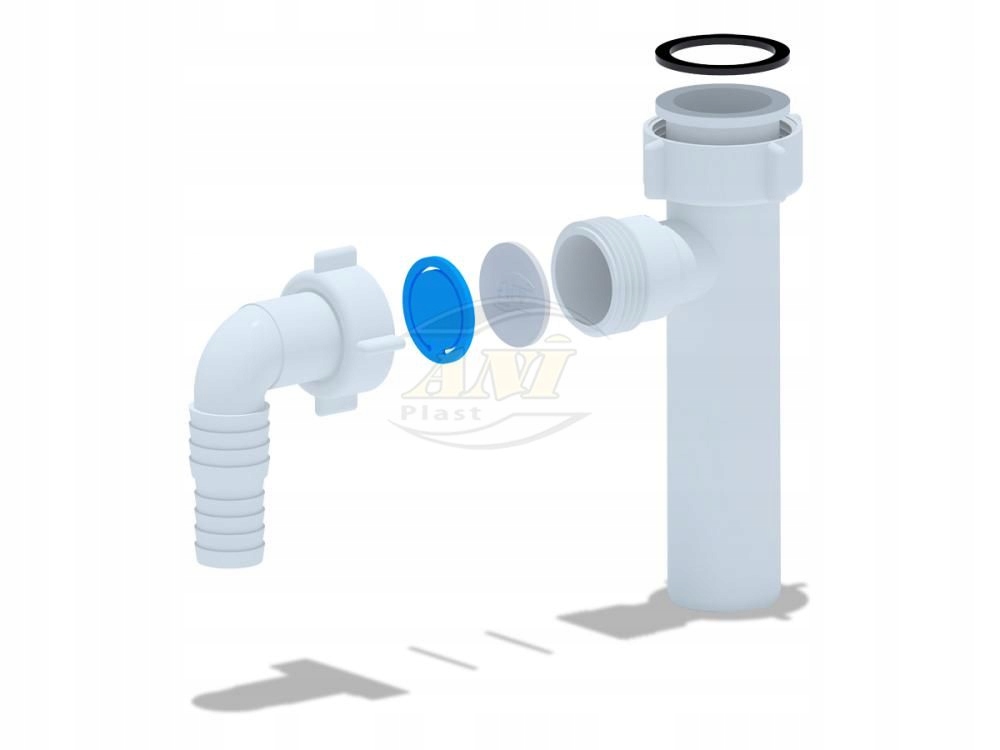 KRÓCIEC SYFONU ZLEWU PODŁĄCZENIE PRALKI ZMYWARKI EAN (GTIN) 5904824805580