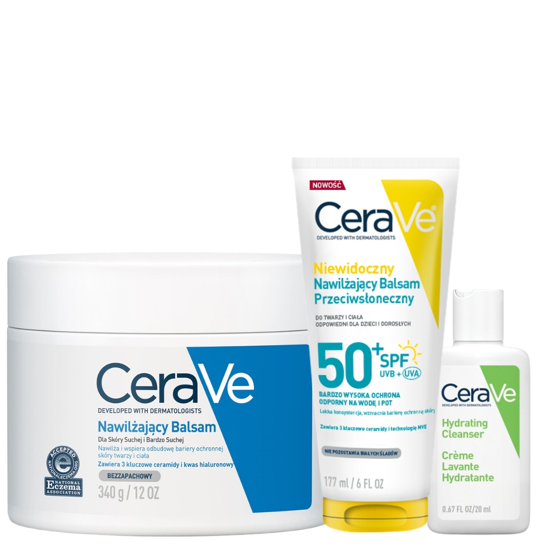 CeraVe Balsam Przeciwsłoneczny Spf 50+ 177ml Balsam Nawilżający Skóra Sucha