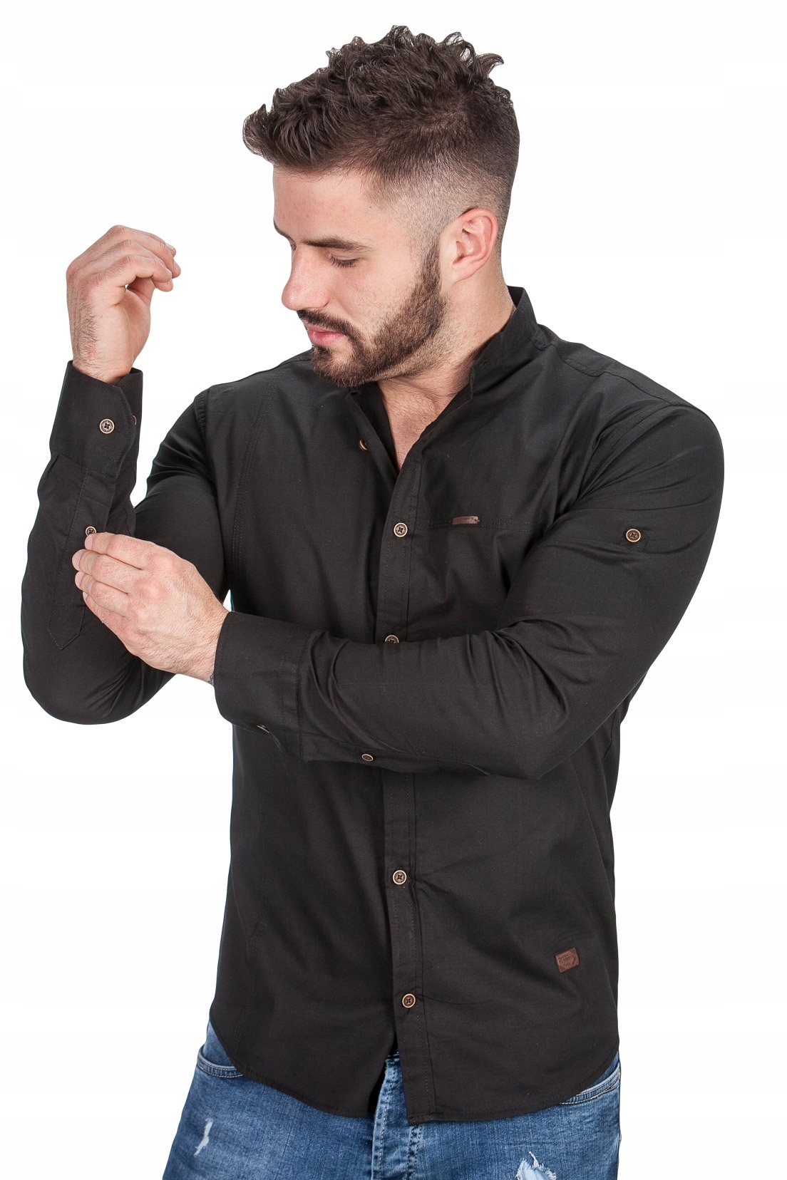 Koszula stójka flyboys silvenero rozm.XXL Rozmiar XXL