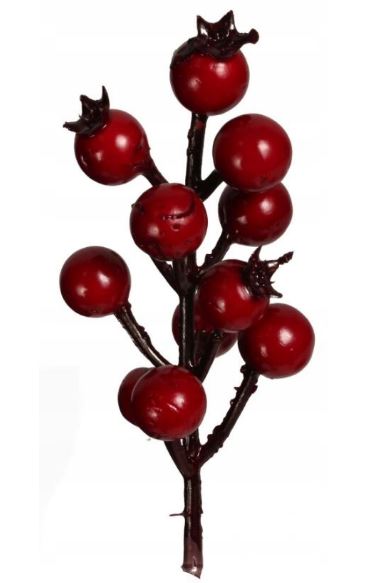 

Jarzębina na piku Głóg kulki stroiki 6 szt. 12 cm