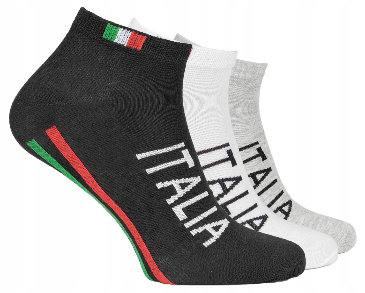 

3 pary Skarpetki Sportowe Stopki Męskie 103 43-46