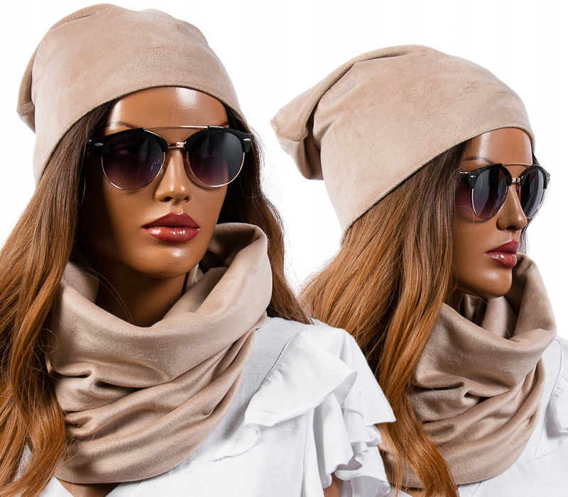 

Polski Komplet Czapka Komin Tunel Szal Szalik