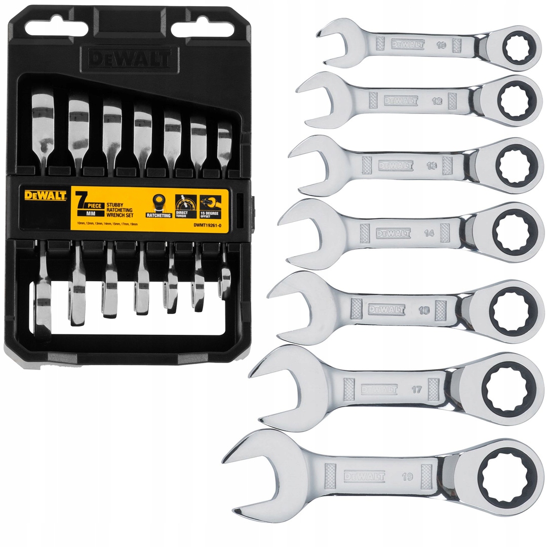 Sada 7 kľúčov s račňou DeWALT DWMT19261-0