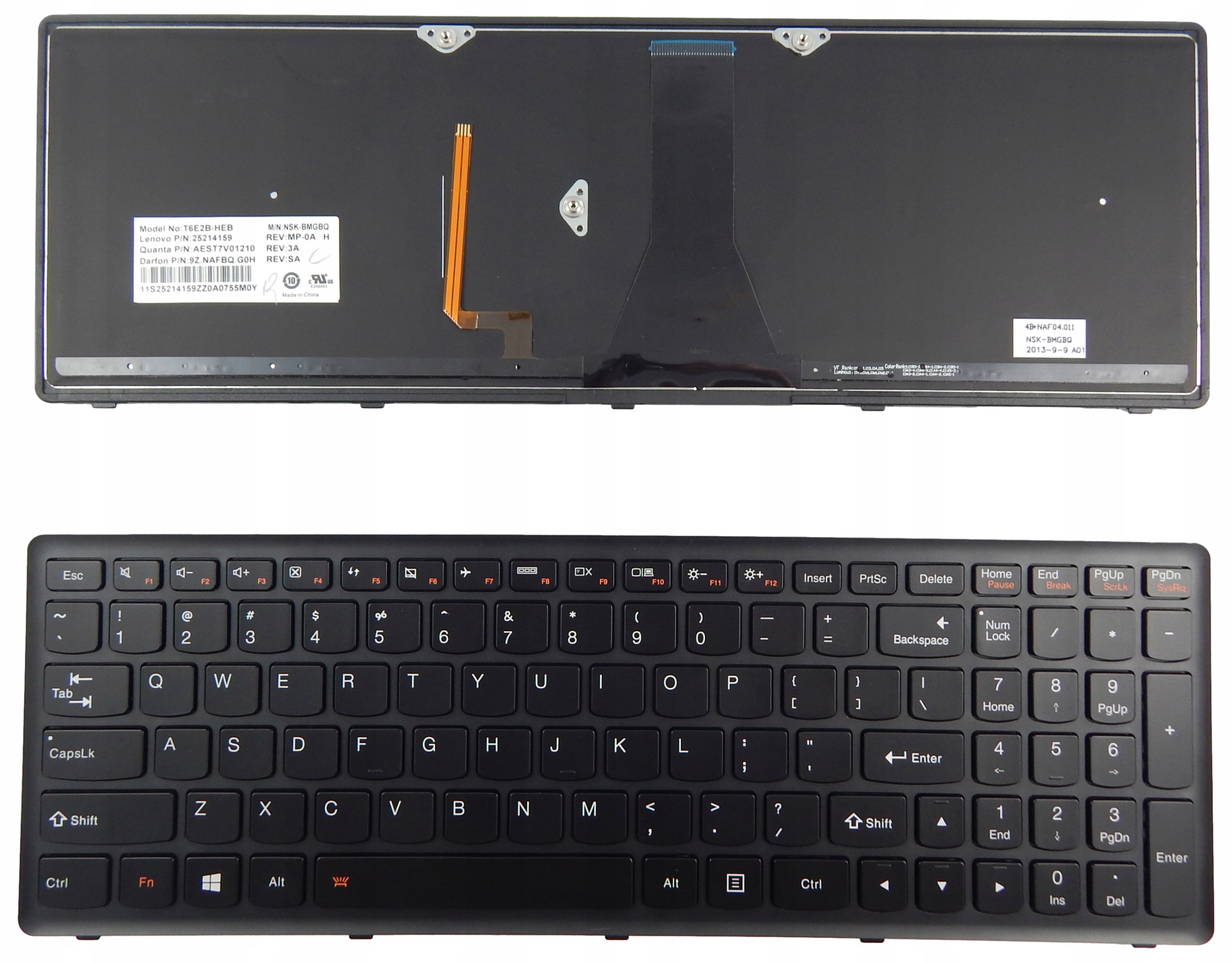 

Klawiatura do Lenovo G500S S510 Z510 Z505 /led
