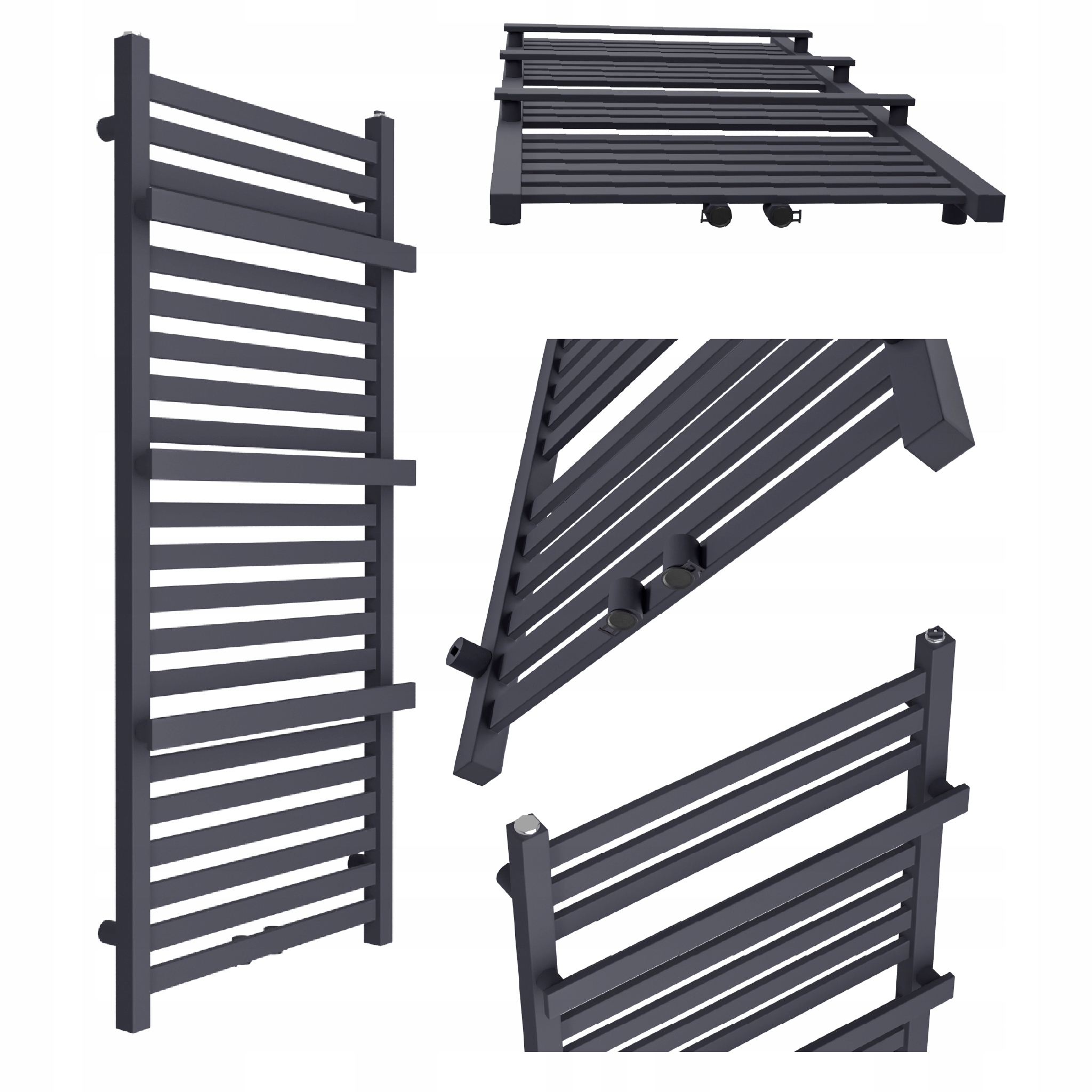 Koupelnový Radiátor Gold-middle 500X630 Grafit