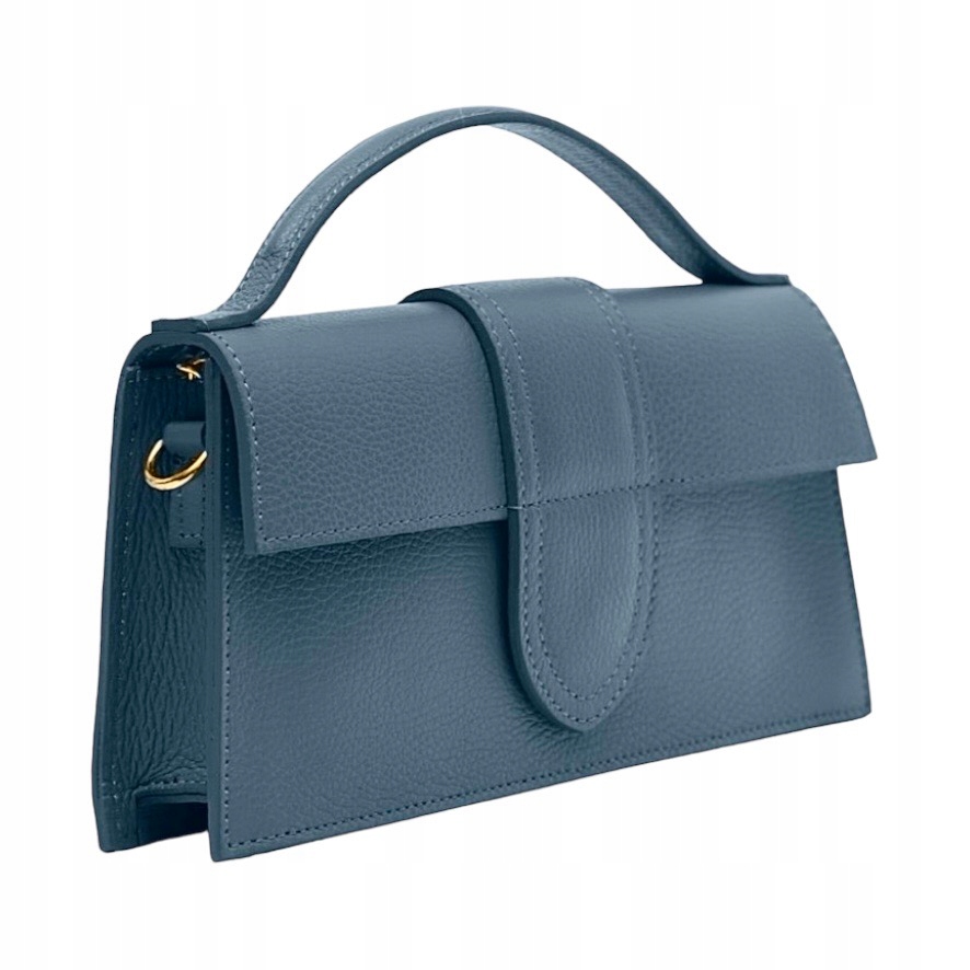 Torebka Kuferek, skóra naturalna Grace Mini Jeans Marka inna